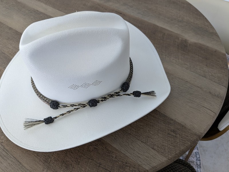 Hitched Horsehair Hatband