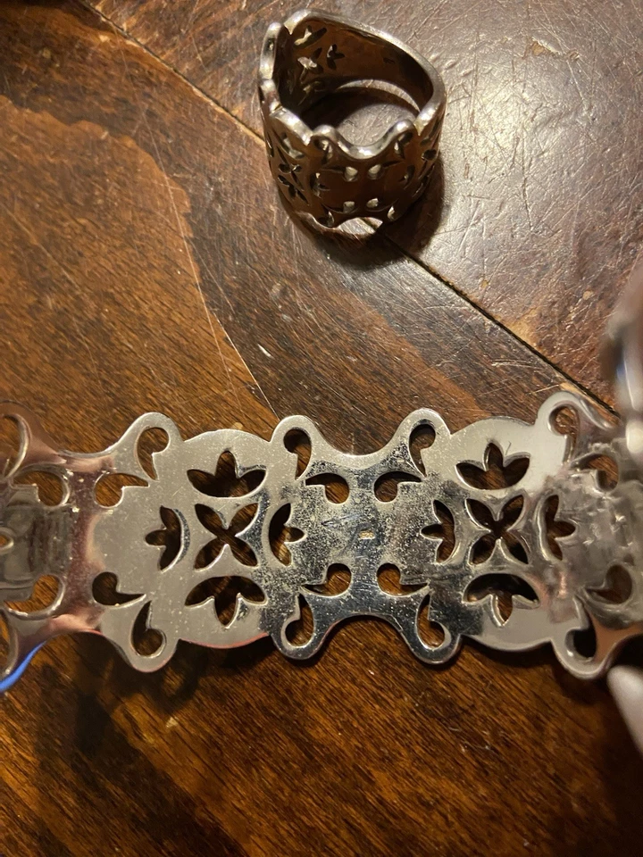 Armreif Und Ring Silber - Bild 3 von 3