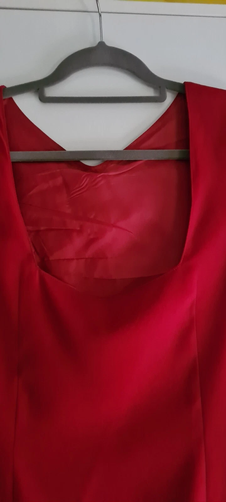 Abito rosso Moschino CheapandChic Taglia UK 12