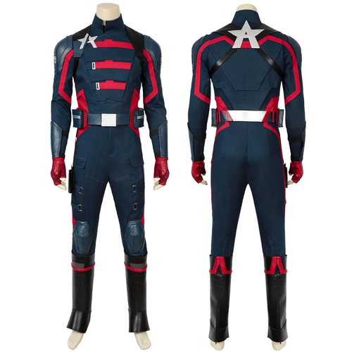 Falcon US Agent John Walker Cosplay Costume New Captain America Outfit