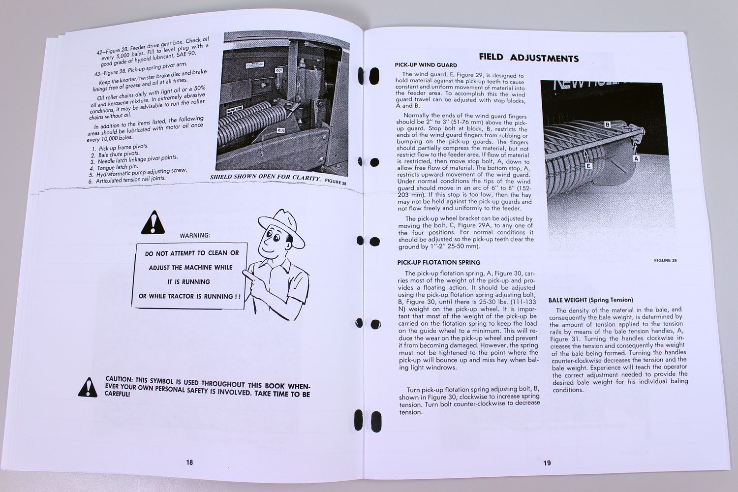 Sperry Holland 315 Hayliner Baler Owners Operators Manual Maintenance | eBay