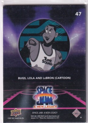 2022 Upper Deck Space Jam A New Legacy No. 47 LeBron James and