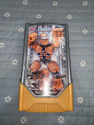 Mega Bloks Marvel Fantastic 4 The Thing 50 Pieces 8'' Inch Sealed Brand New 1919