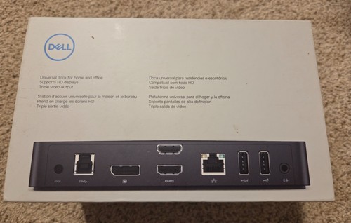 Dell D3100 USB 3.0 Ultra HD Triple Display Docking Station UHD 4k - New - Bild 2 von 3