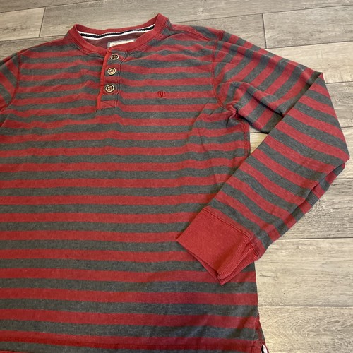 Fat Face Men’s Jumper Size M Red And Grey Striped Pullover - Picture 4 of 13