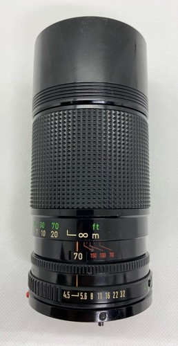 Excellent+++++ CANON FD 70-150MM 1:4.5 STANDARD ZOOM LENS / BLACK JAPAN 188668 ③ - Picture 5 of 6