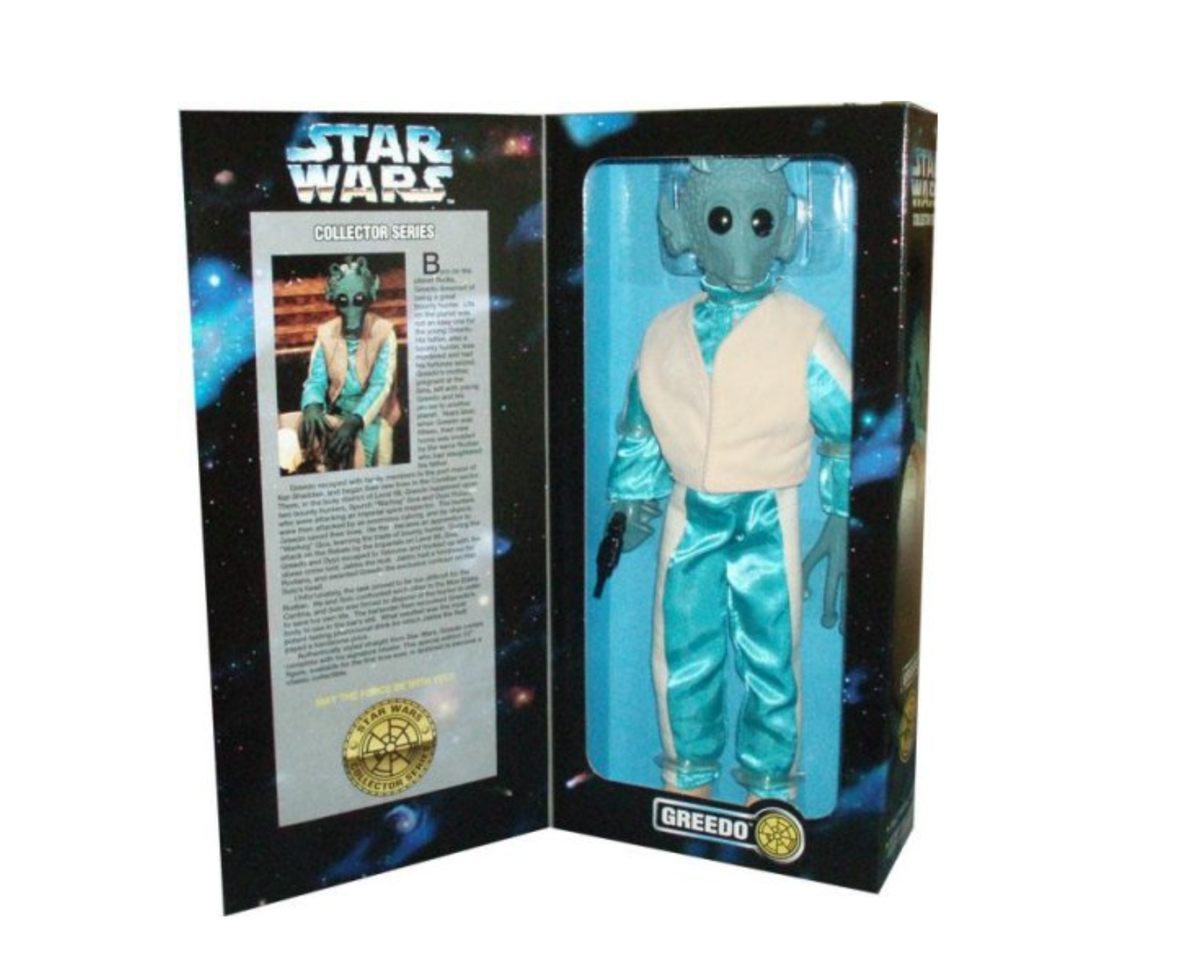 STAR WARS GREEDO フィギュア COLLECTOR SERIES Greedo 1997 Star Wars Collector Series 12 Inch Posable