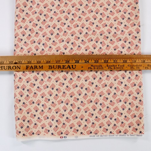 Sweet Land of Liberty Moda Half Yard BTHY Quilting Cotton Fabric Patriotic Flags - Picture 3 of 3