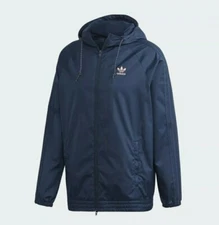 Adidas Originals Winterized Windbreak Track Top Men's Navy Blue 