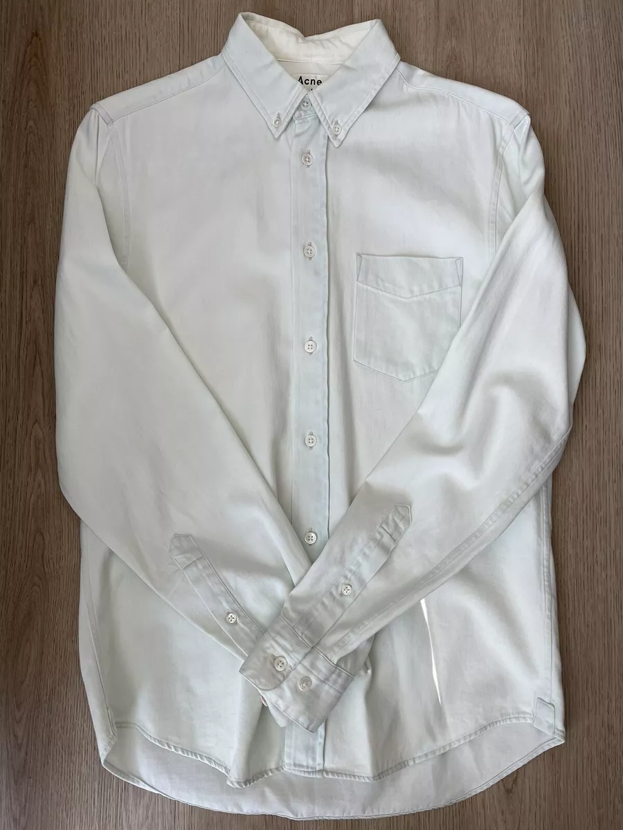 ACNE Studios Men s Shirt Blue size 46 S Isherwood Denim eBay