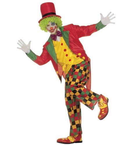 Costume Clown M Frac,Gilet,Farfallino,Pant