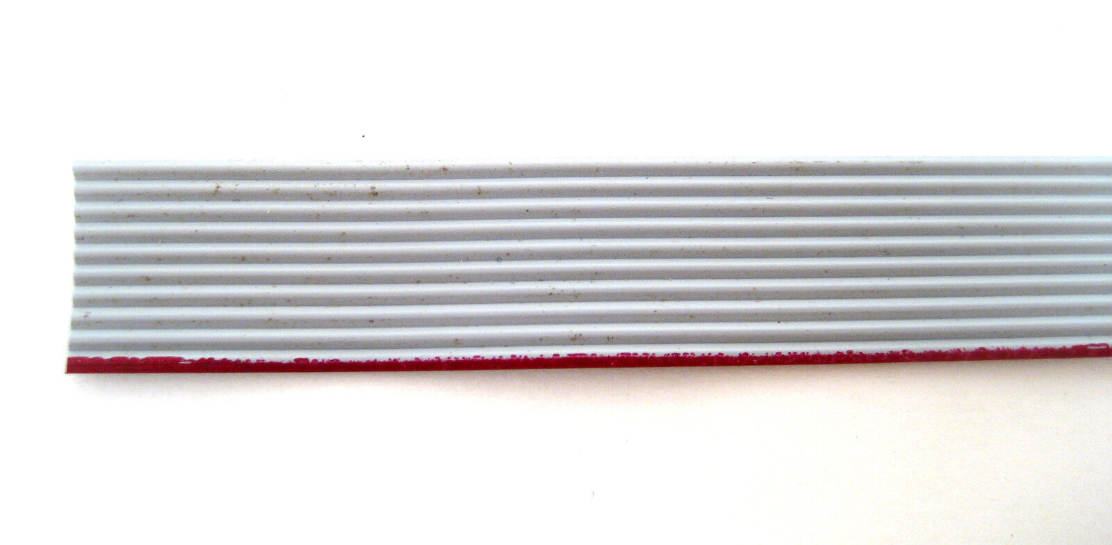 10 Conductor Gray Ribbon Cable: 5 Foot Piece