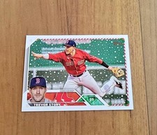 2023 Topps Holiday #H34 Trevor Story Card Boston Red Sox