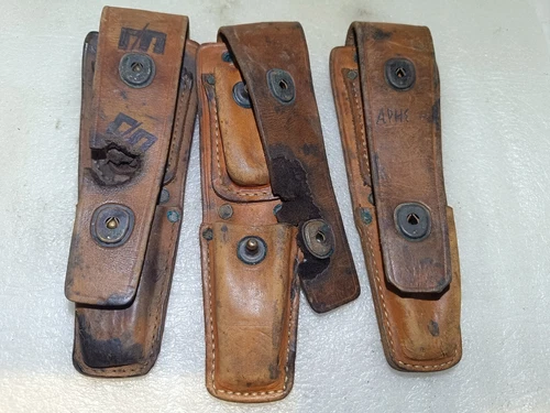 Vintage US MILITARY ARMY USGI CS-34 TOOL CARRIER, LEATHER NSN: 5140-00-498-8898