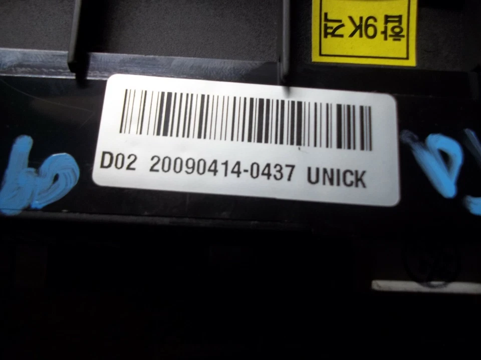 RELOJ DIGITAL HYUNDAI ELANTRA 2007-2010 TABLERO CENTRAL CON BISEL NEGRO OEM Foto 4 de 4