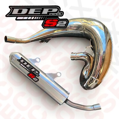 HUSQVARNA TE250i TE300i DEP EXHAUST ARMOURED NICKEL HEADER ENDROHR 2020-2023