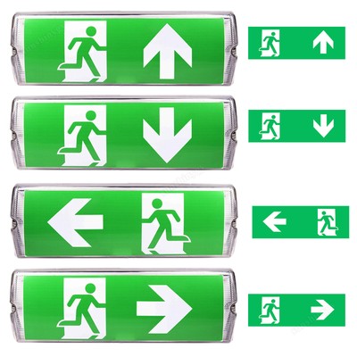 LED Notleuchte Fluchtwegleuchte Notbeleuchtung Notausgang Exit Notlicht Akku