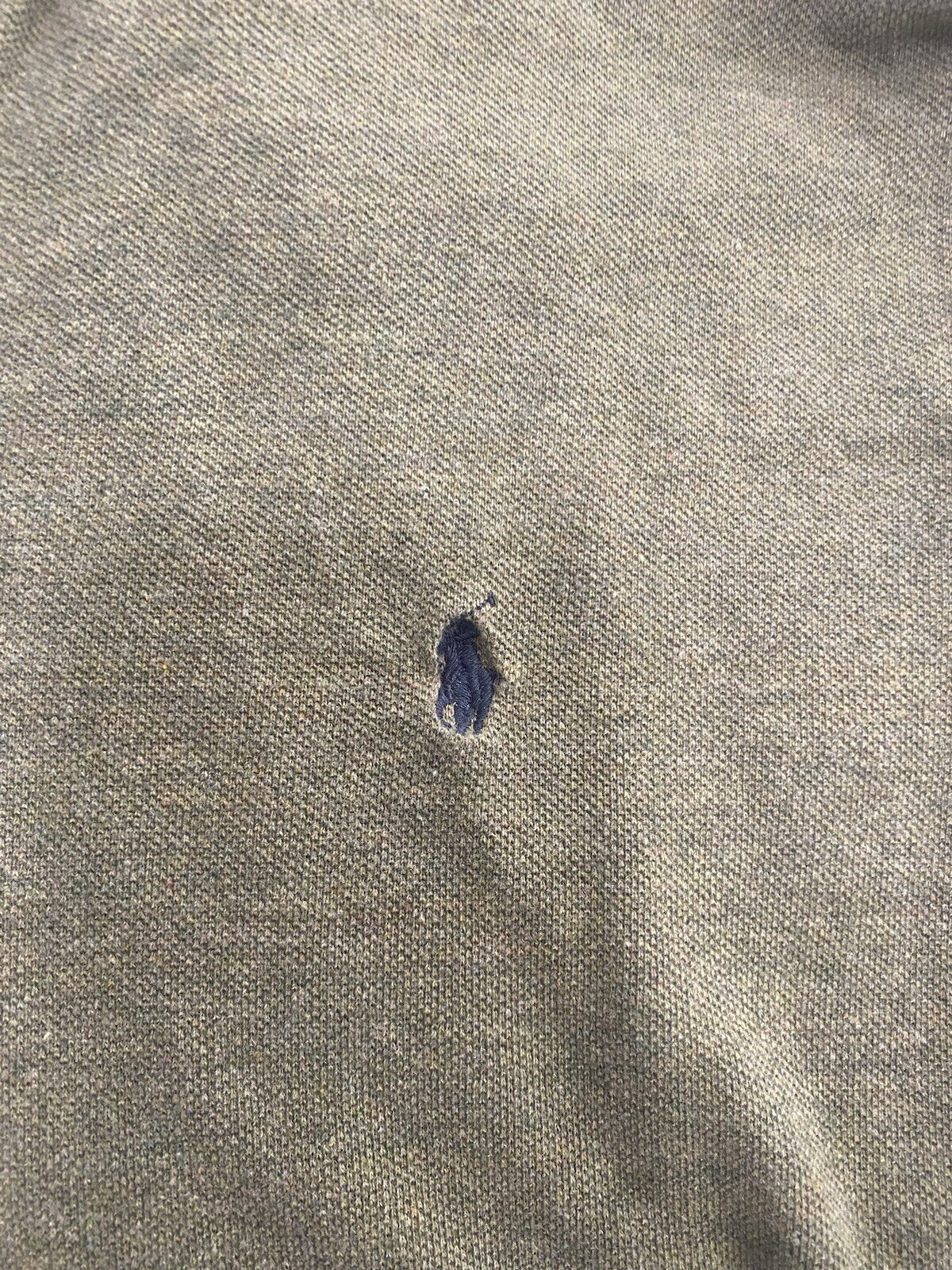 Polo Ralph Lauren vintage camicia uomo verde medio cotone pony preppy golf adulto