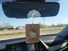 Hello Kitty Car Frehener Handmade, Scents Available on description.