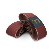 POWERTEC 110118 4 x 36 Inch Sanding Belts  Aluminum Oxide Assorted Styles