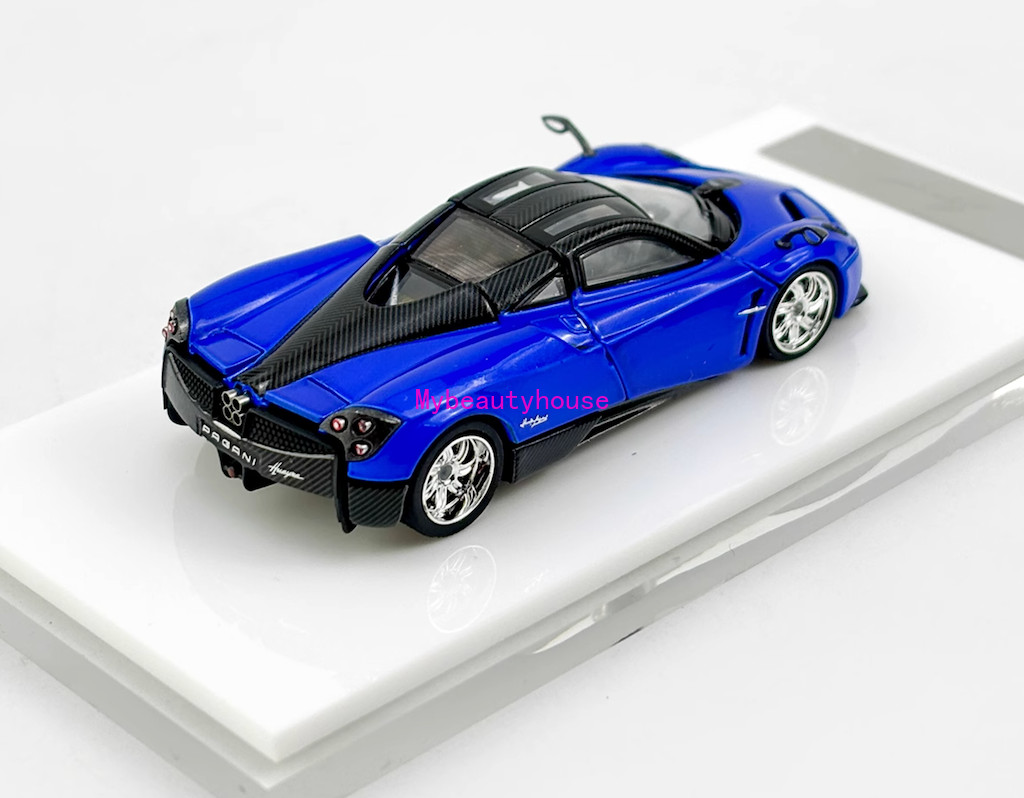 HKM 1:64 Blue Huayra Coupe 2014 Racing Sports Model Diecast Metal Car