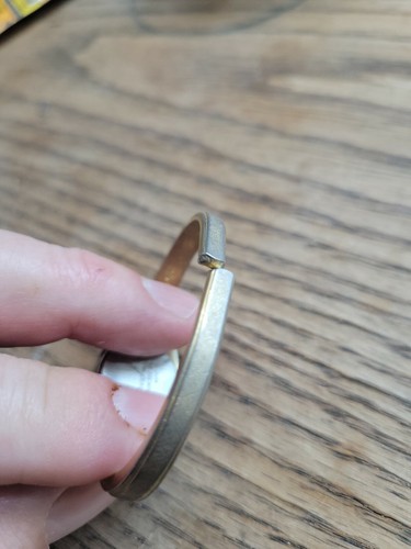 vintage caravelle ladies watch Swiss Made for Parts Bangle Style missing stem. - Picture 8 of 9