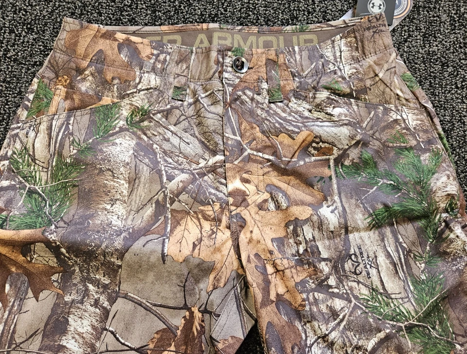 Under Armour Pants Hunting Camo Realtree Xtra Green 40X32 Men's UA Early Season - Image 4 of 4