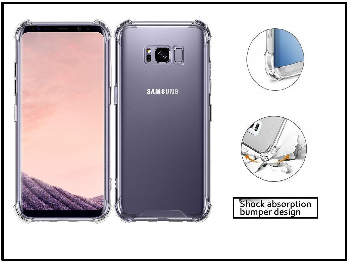 Image 3 - For Samsung Galaxy S8 King Kong Anti Burst & Silicon Shockproof Case Cover