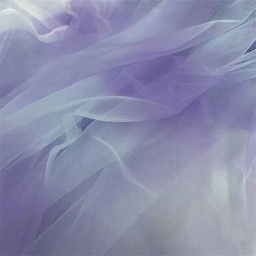 1 yard Soft Blue Lavender Ombre Tulle Mesh fabric for DIY tutu Dress Supply - Picture 4 of 7