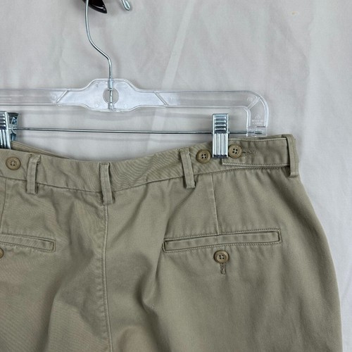 HAGGAR Q Men's Casual Pants 34x30 Khaki Cotton Adjustable Waist - Picture 16 of 16