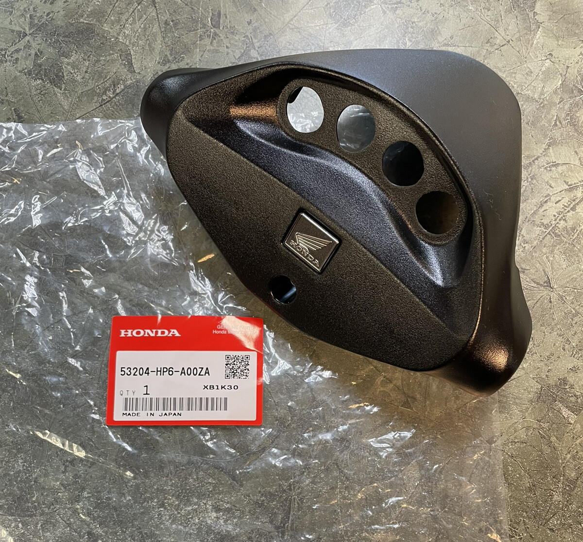 2008-2009 Honda TRX700XX TRX 700 XX Black Handlebar Cover OEM