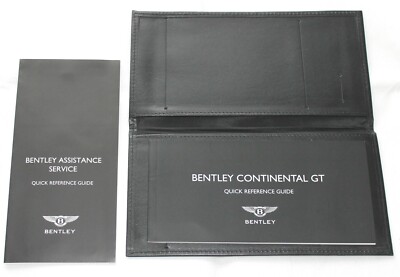Bentley Continental GT Cabrio Kurzanleitung 2011 - TOP