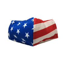 Fabric Cloth Face Mask Covering - USA FLAG 10-PACK