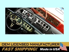 1976 1977 1978 Firebird Trans Am Silver Gold Dash Panel Instrument Bezel Decals