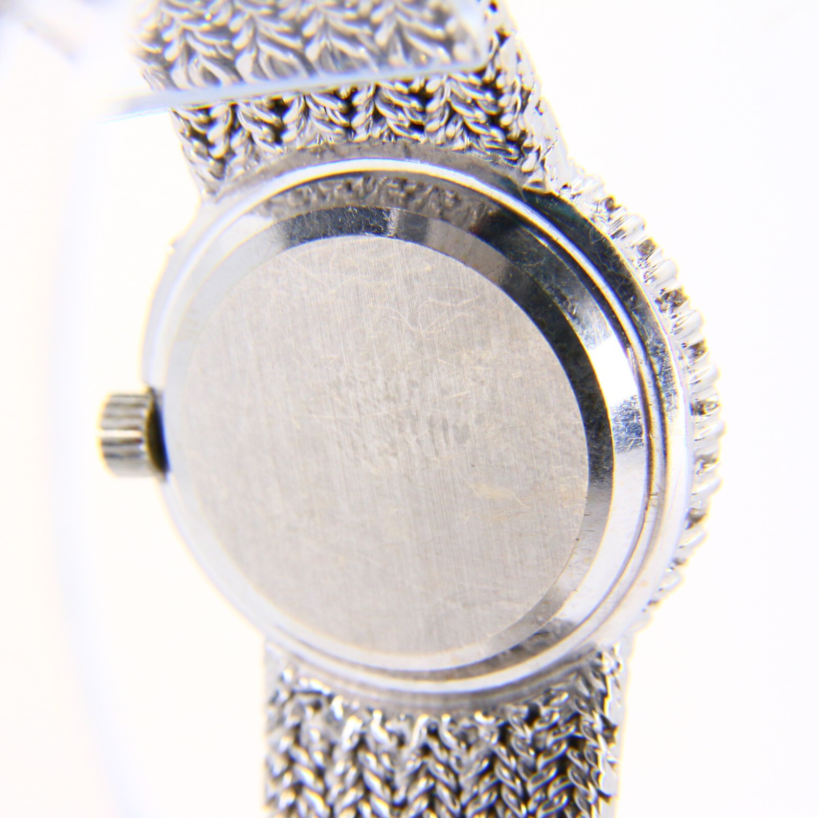 Vintage 18ct White Gold Omega De Ville Diamond Ladies Watch Boxed image 6