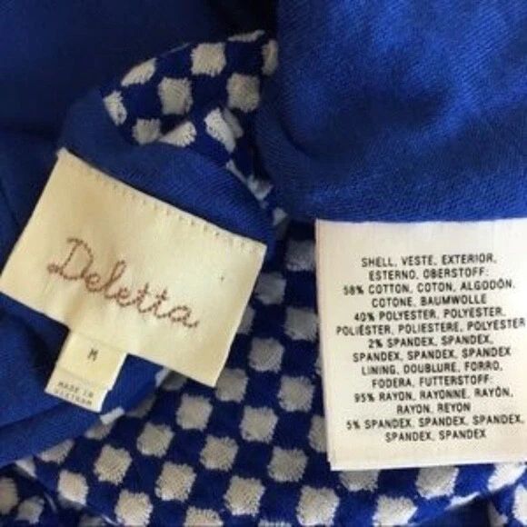 Anthropologie Deletta Neo Gingham Cross Back Top M - Image 4 of 4