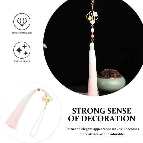 Vintage Style Hanging Decoration Tassel Pendant Miss Phone Mobile Charm - 第 6/12 張圖片