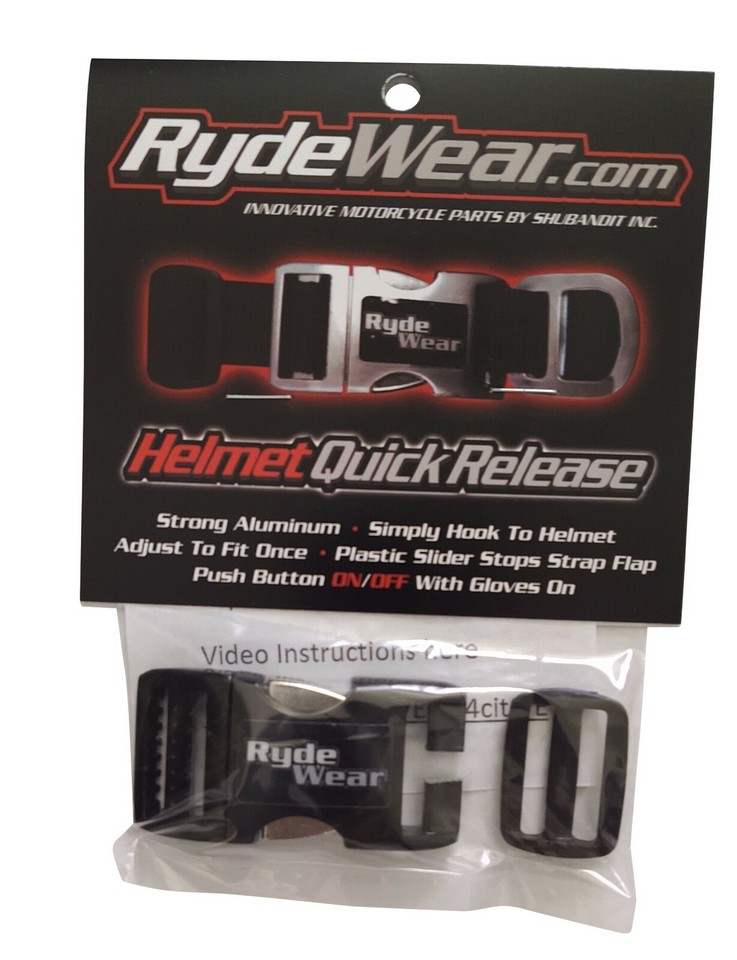 half shell rydewear small beanie helmet black quick release chin strap