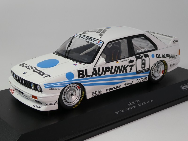 【底ネジ未脱着】1/18 ミニチャンプス BMW M3 DTM 1988 底ネジ未脱着】1/18 ミニチャンプス BMW M3 DTM 1988