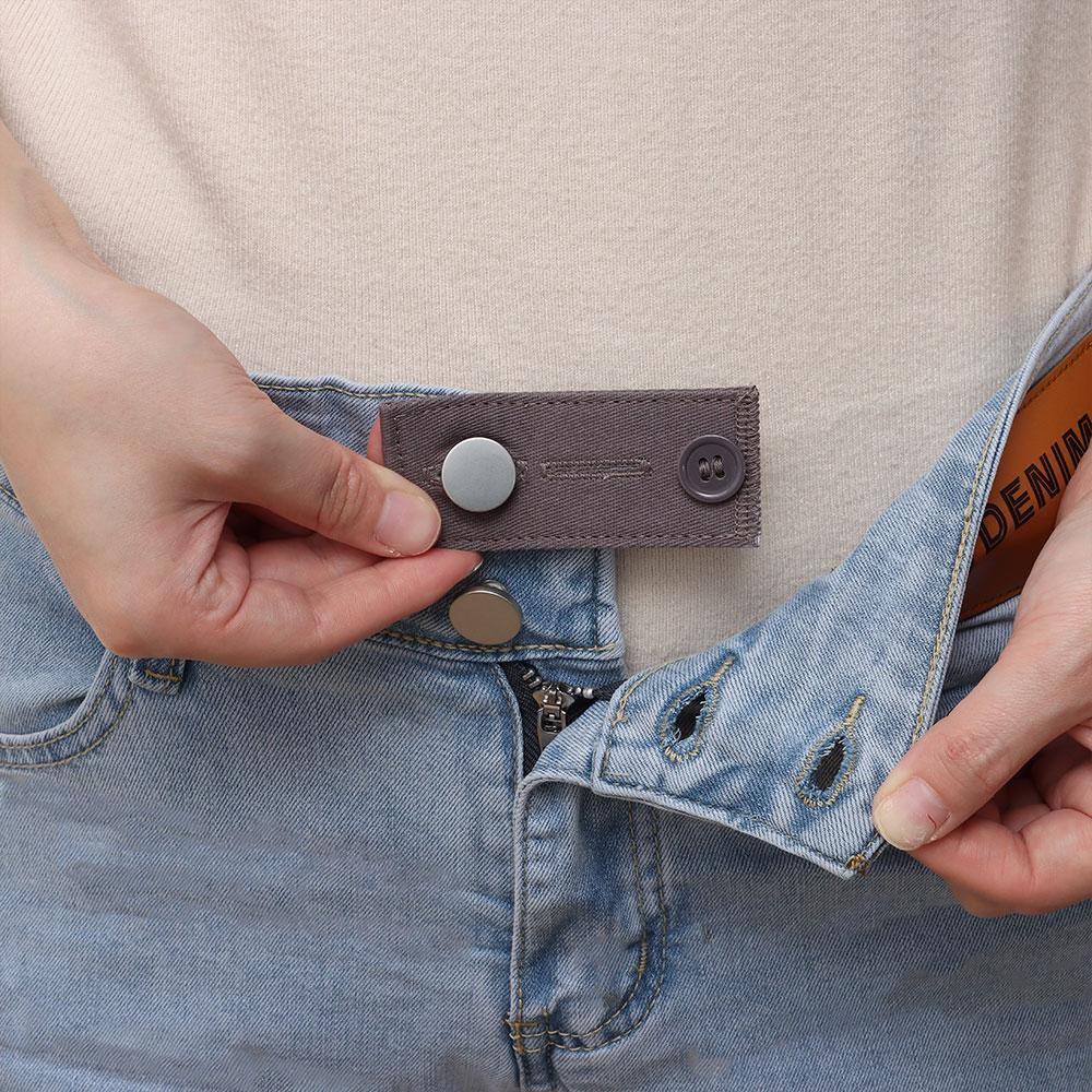 Hooks Trousers Maternity Pant Extender Belt Button Waist Band Waist