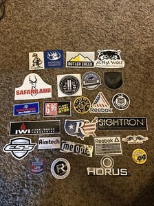SHOT Show 25 Hunting Stickers Reebok Butler Creek Fobuholsters Winchester Glock