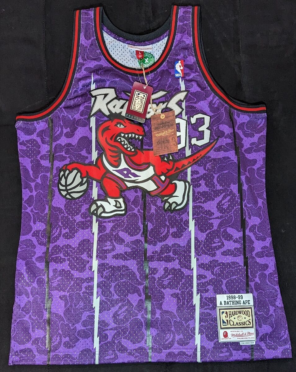 Bape X Mitchell & Ness Raptors Camo Basketball Swingman Bape X Mitchell & Ness Raptors Camo Basketball Swingman