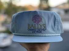 Vintage Bally  s Resort Casino Hotel Strap Back Adjustable Hat Cap Las Vegas