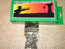 High Velocity Wrist Rocket Slingshot w/ 60 rds Steel Ball Bearing 8mm Ammo NEW