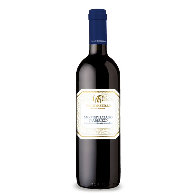 VALLE MARTELLO VINO ROSSO MONTEPULCIANO D'ABRUZZO 2022 DOC 75 CL