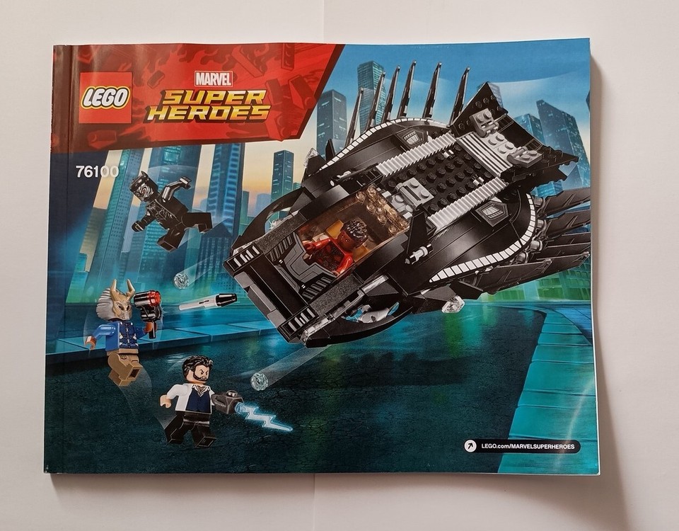 LEGO Marvel Super Heroes Black Panther Royal Talon Fighter Attack 76100 ...