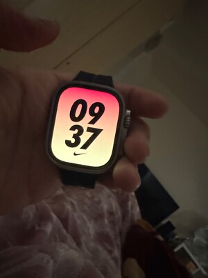 Apple Watch Ultra 2 49mm Titangehäuse mit Alpine Loop - Blau, Mittel (GPS +...