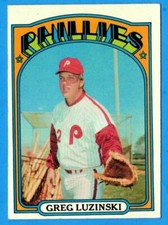 1972 Topps GREG LUZINSKI (ex) Philadelphia Phillies