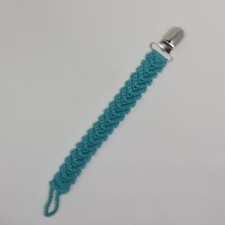 Crochet Dummy Pacifier Clip baby shower gift