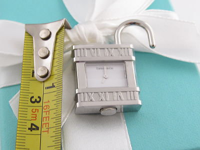 Tiffany & Co. Atlas Roman Numerals Lock Clock Watch Charm ?️ 57_ded9828d-0f1e-4c00-9ca3-  main image 2